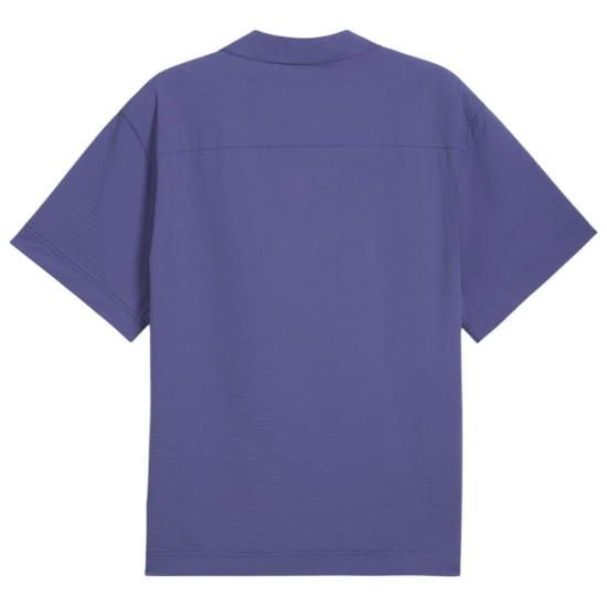 Puma Ανδρικό πουκάμισο Wardrobe Essentials Seersucker Relaxed Shirt